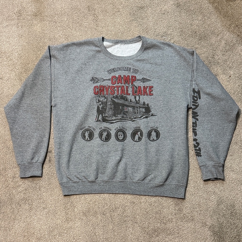 Camp Crystal Lake Graphic Sweatshirt